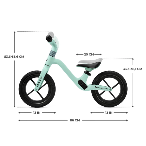 Bicicleta de Balance Kinderkraft XPLOIT Turquesa