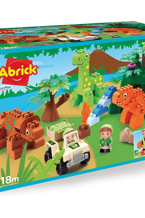 Playset de construcción con dinosaurios Ecoiffier +18m