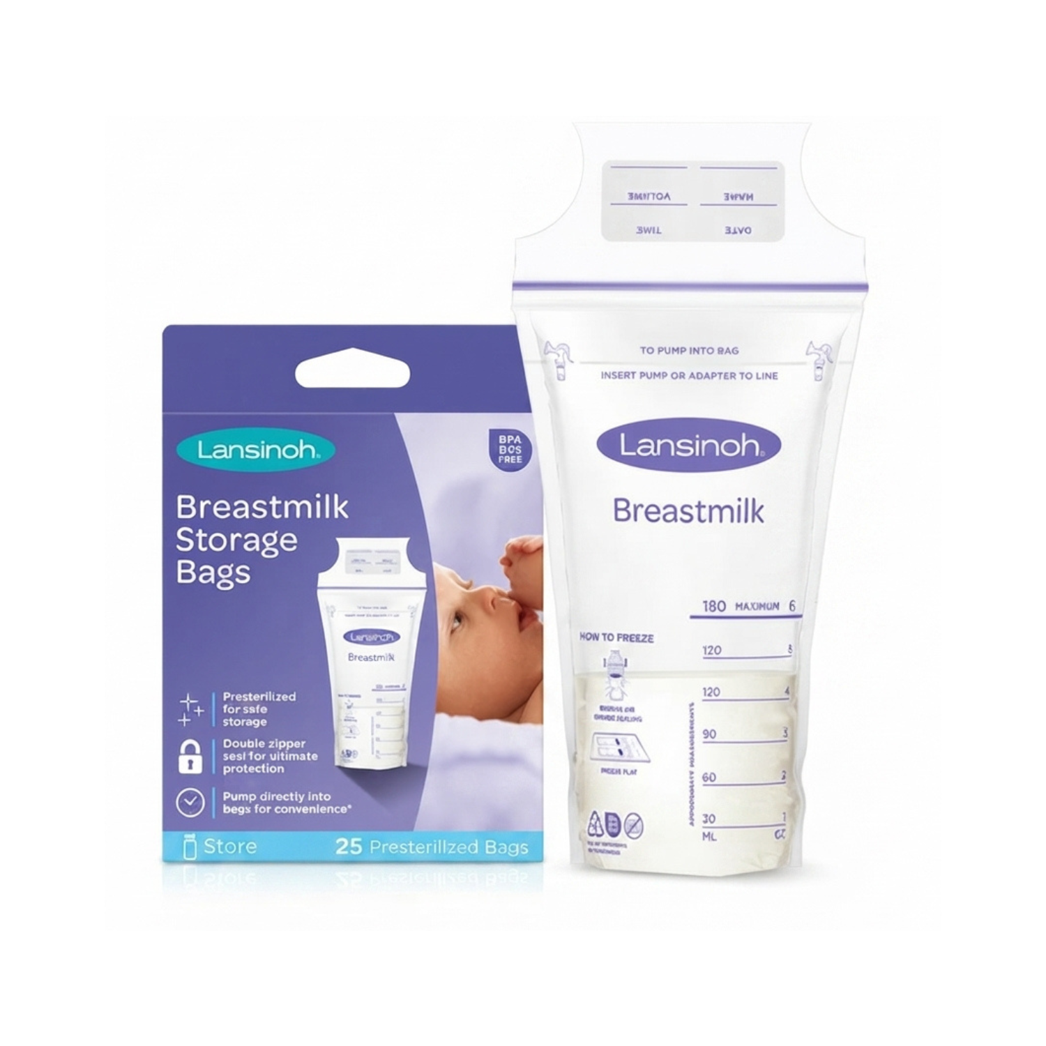 Bolsa De Almacenamiento De Leche Materna Lansinoh