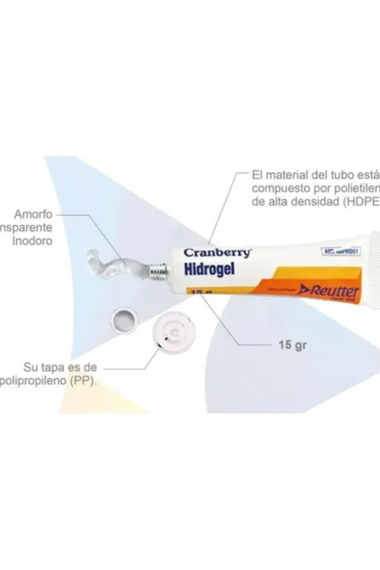 Hidrogel Cranberry Tubo De 15 Gr.