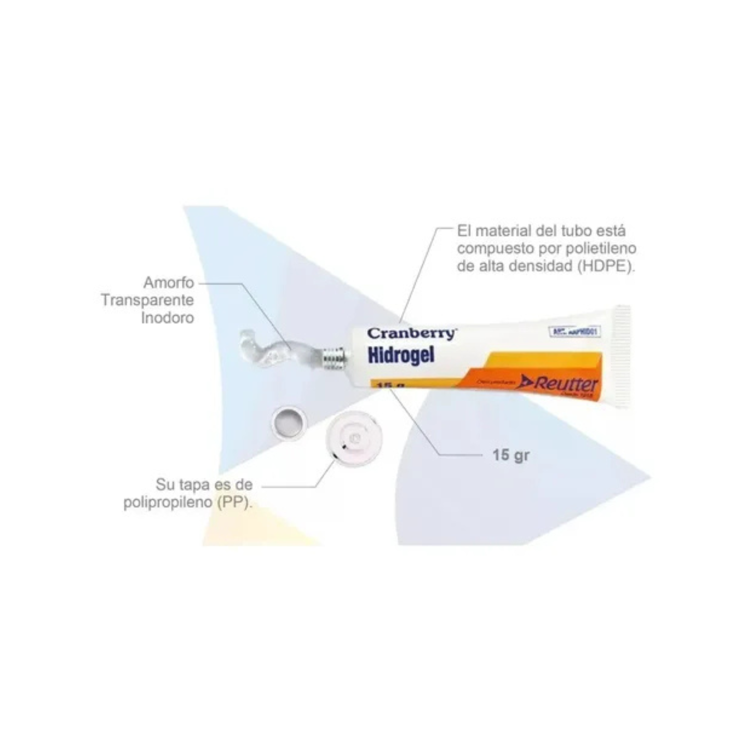 Hidrogel Cranberry Tubo De 15 Gr.