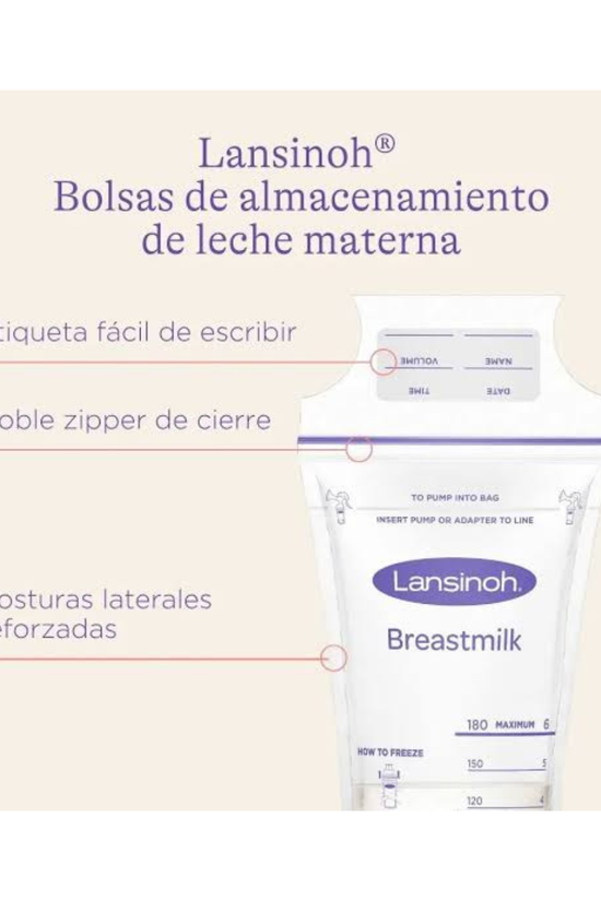Bolsa De Almacenamiento De Leche Materna Lansinoh