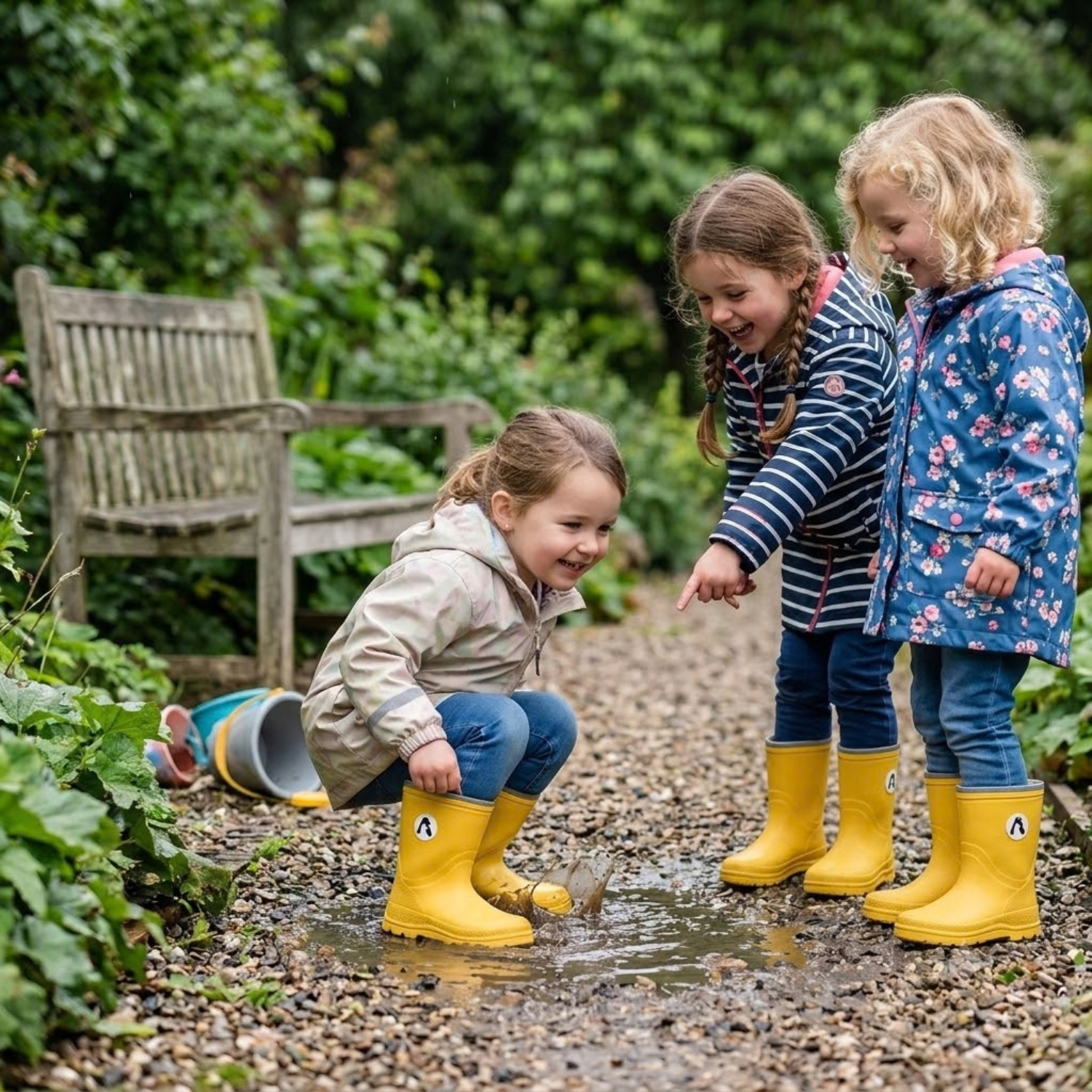 Botas De Agua Kids Caranca Amarillo