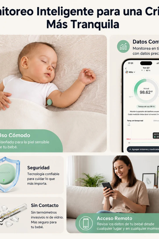 Termómetro Continuo Momcozy para Bebé