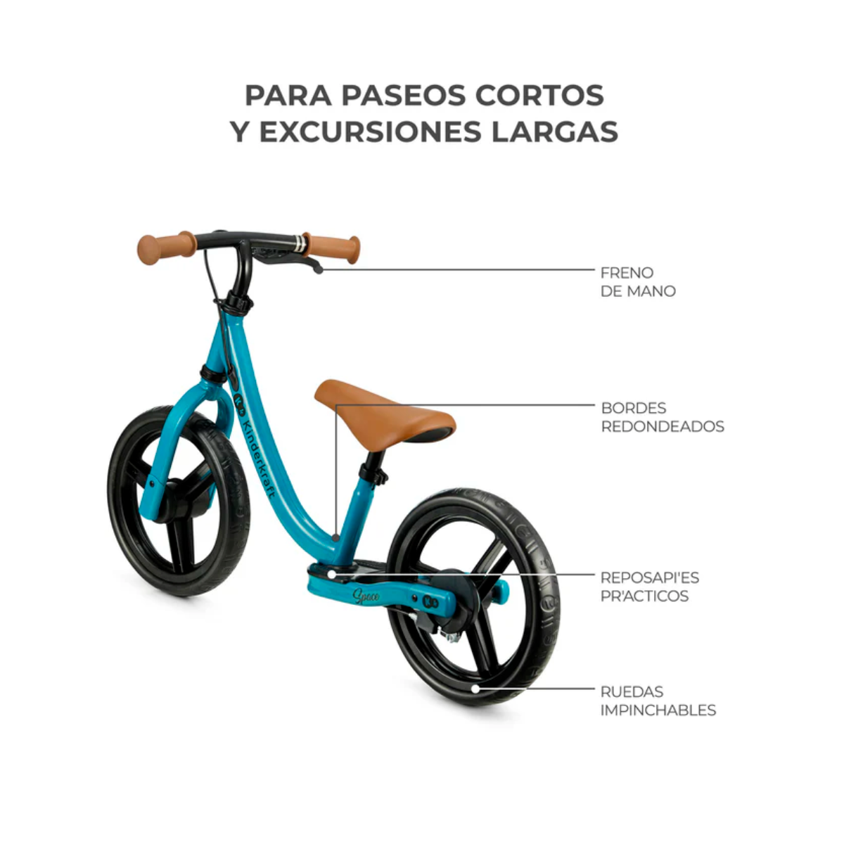 Bicicleta de Balance Kinderkraft SPACE Blue