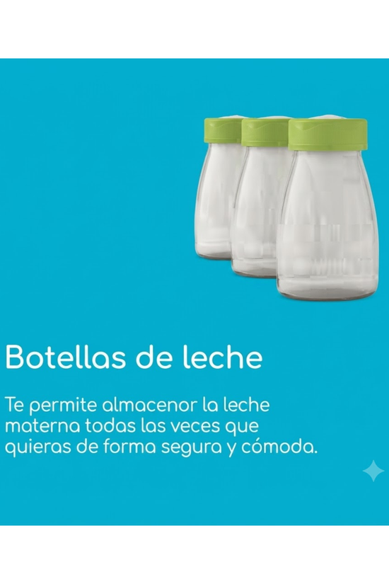 Botellas De Almacenamiento De Leche Ardo 150 Ml. 3 U.