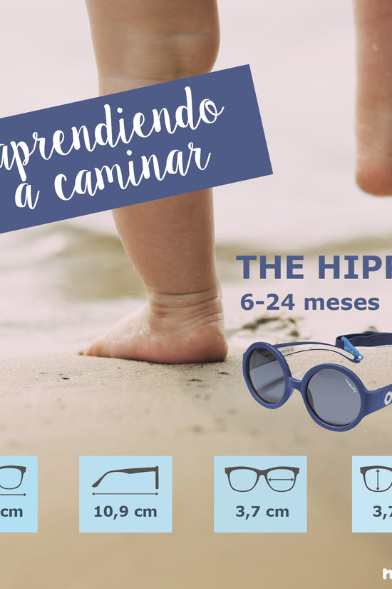 LENTES DE SOL PARA BEBÉS THE HIPPIE  6 A 24 MESES AZUL - MAUSITO