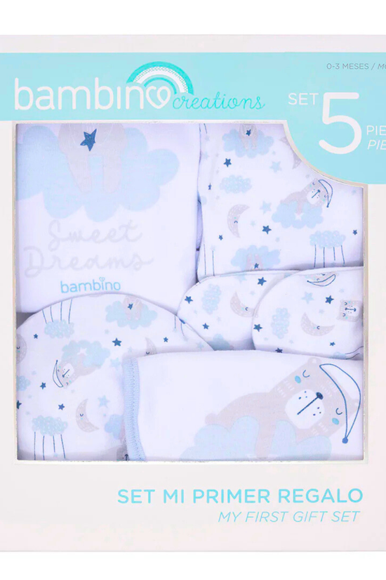 Set 5 Piezas Mi Primer Regalo Unisex Bambino 0-3m