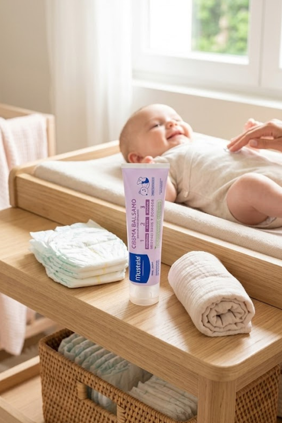Crema Pañal Para Rozaduras 123 Bebé Mustela 50 Ml