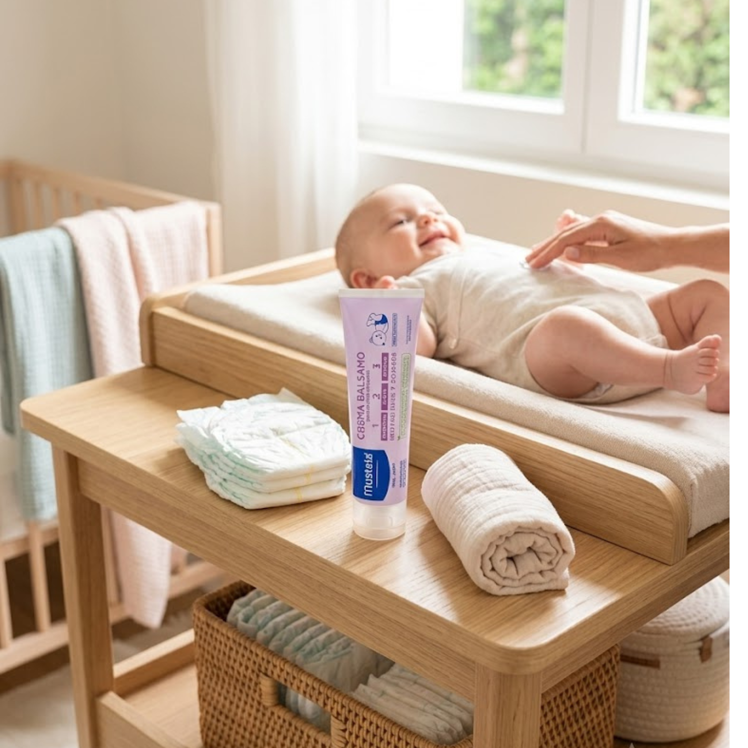 Crema Pañal Para Rozaduras 123 Bebé Mustela 50 Ml