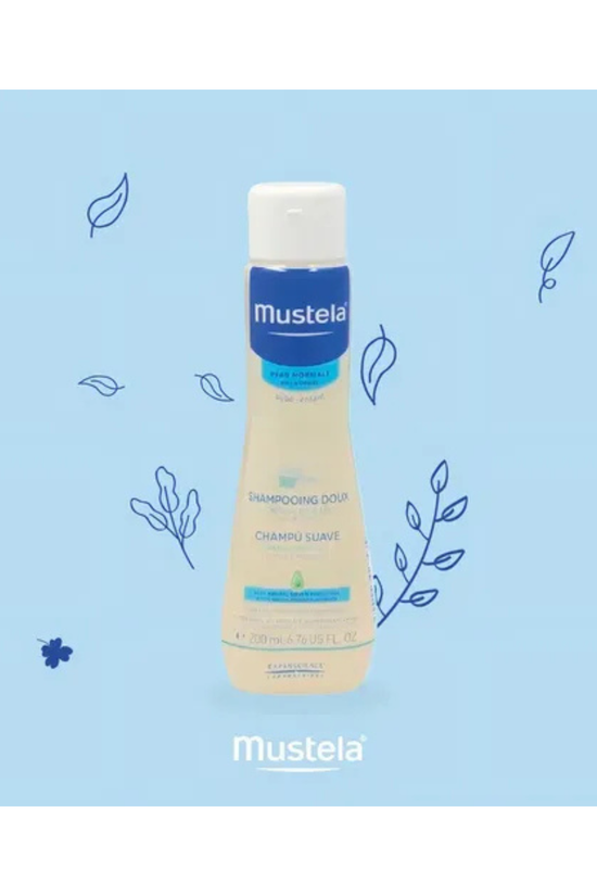 Shampoo Suave De Bebé Mustela 200 Ml