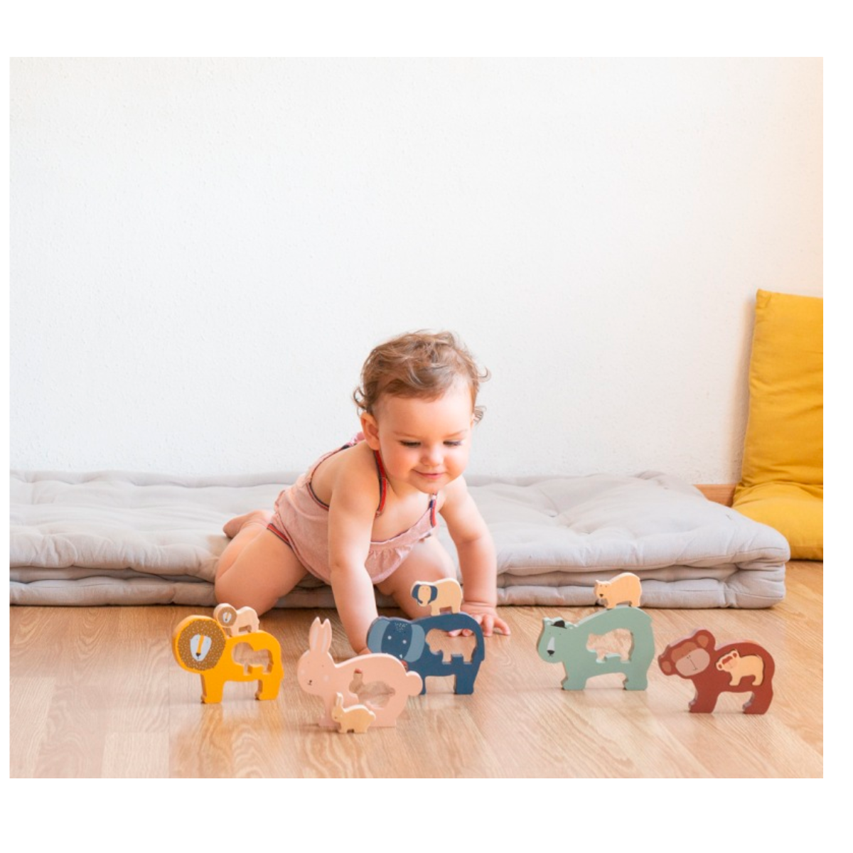 PUZZLE BEBÉS DE MADERA ELEFANTE  TRIXIE