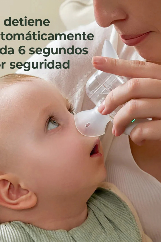 Aspirador Nasal Momcozy BreezyClear Pro Multifuncional 2 en 1 Grado Hospitalario