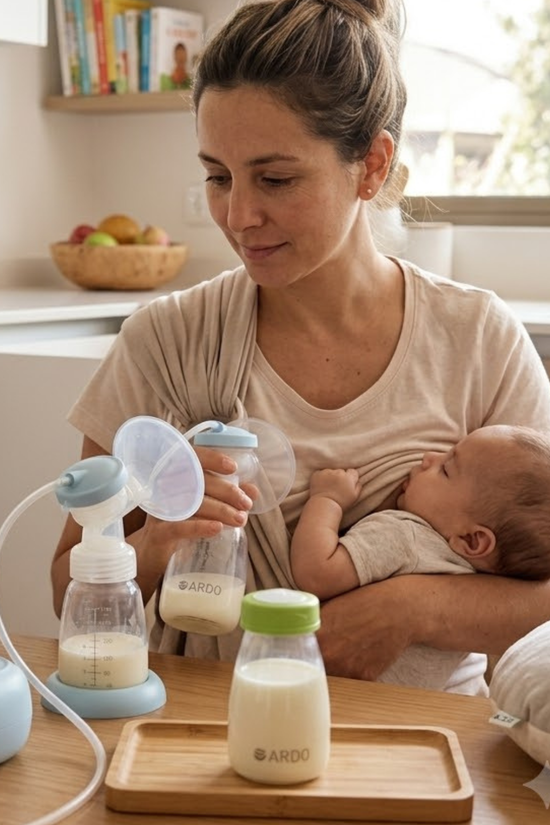 Botellas De Almacenamiento De Leche Ardo 150 Ml. 3 U.