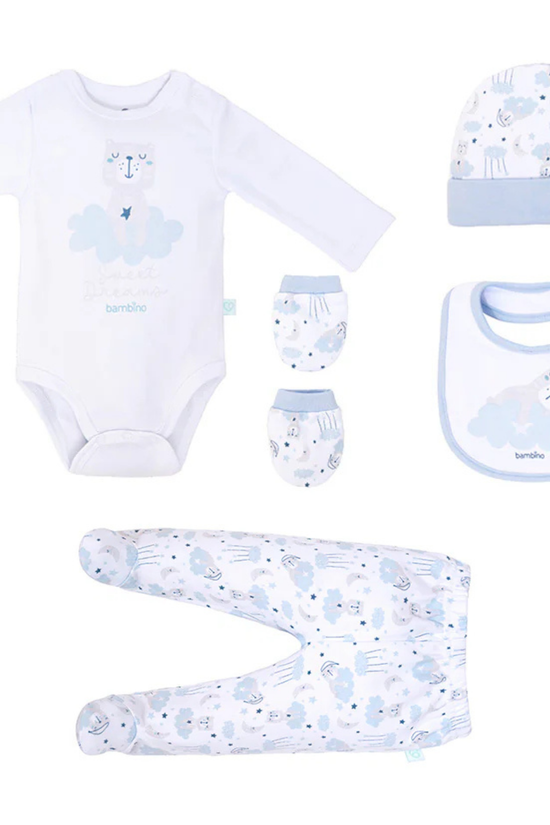 Set 5 Piezas Mi Primer Regalo Unisex Bambino 0-3m