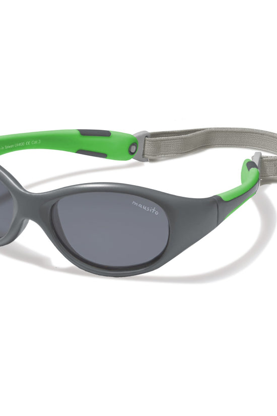 LENTES DE SOL PARA NIÑOS THE SURFER L 5 A 8 AÑOS  NEGRO/VERDE - MAUSITO