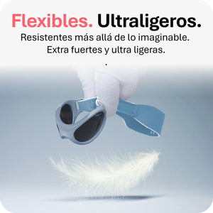 LENTES DE SOL PARA BEBÉS BABY SURFER  0 A 18 MESES AZUL PIEDRA - MAUSITO