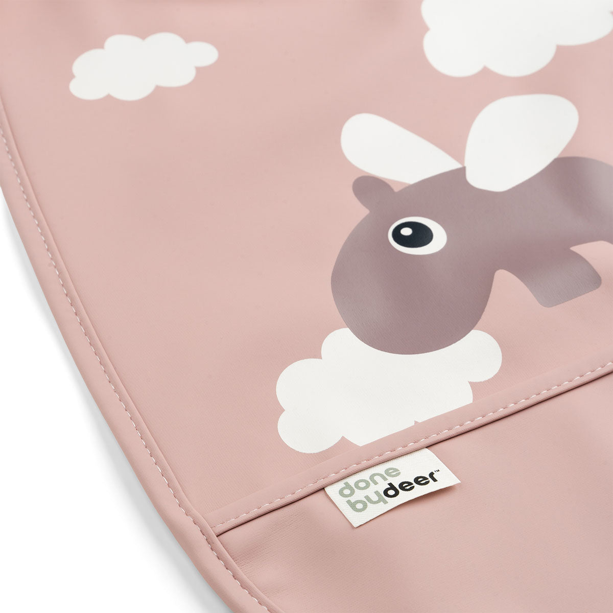 Babero con velcro Happy Clouds - Done by Deer