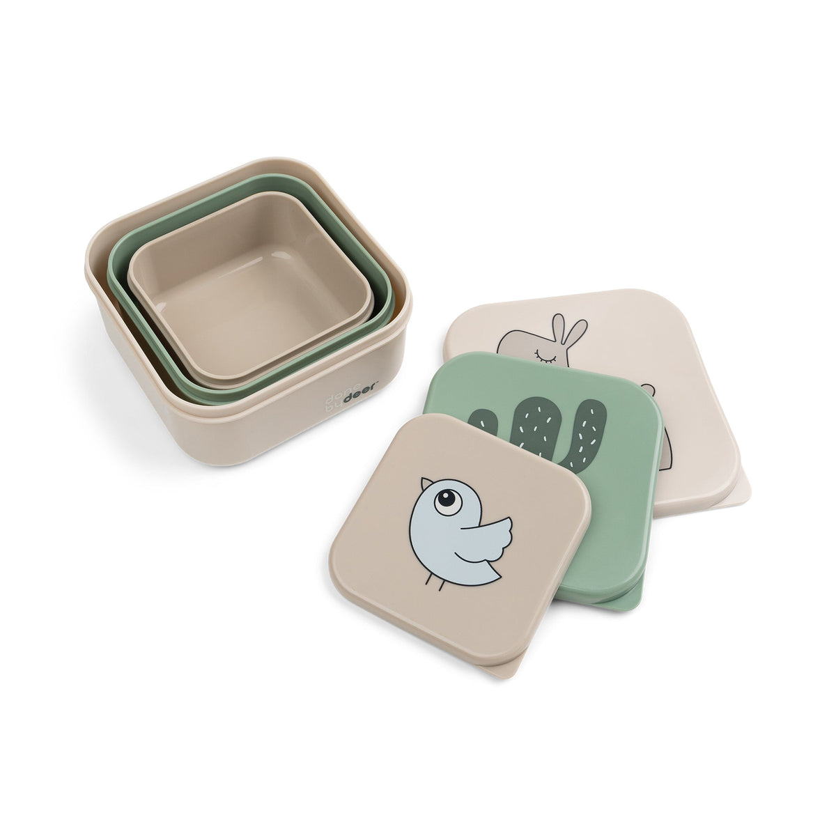 Set de 3 cajas para snack Coco - Done by Deer