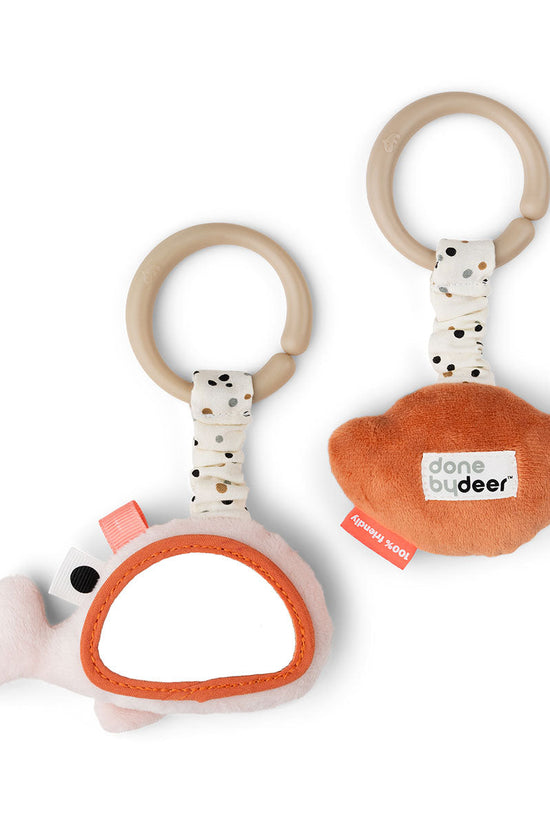 Set de 2 Juguetes Colgantes de Actividades Wally para Bebé – Done by Deer