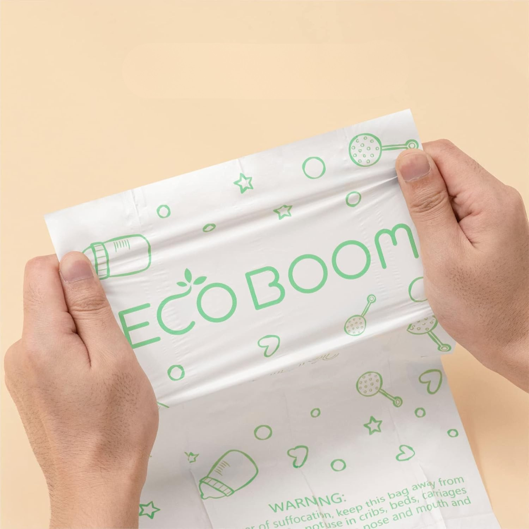 Bolsas Biodegradables para Desechar Pañales – Eco Boom