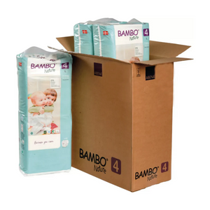 PAÑAL BAMBO NATURE POR CAJA TALLA 4 L 144 U PAQUETE ALTO