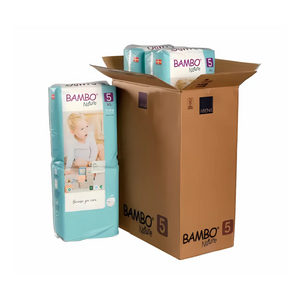 PAÑAL BAMBO NATURE POR CAJA TALLA 5 XL 132 U PAQUETE ALTO