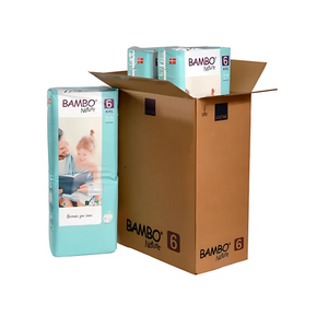 PAÑAL BAMBO NATURE POR CAJA TALLA 6 XXL 120 U PAQUETE ALTO