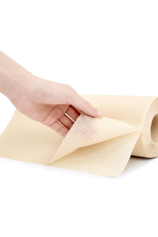Caja de Papel de Cocina Eco Boom de Bambú 100% Virgen 24 Rollos
