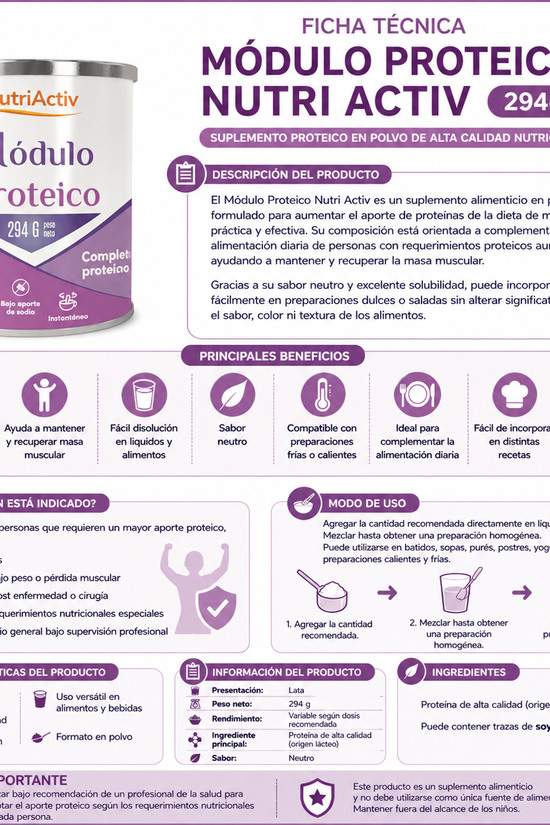Módulo  Proteico Nutri Activ 294gr