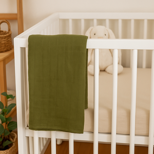 TUTO MUSELINA BAMBÚ VERDE 60 x 60 CM - BE HAPPY BE GREEN