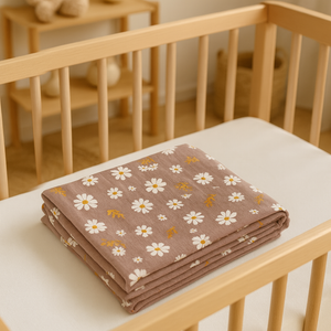 TUTO MUSELINA BAMBÚ  FLORES 60 x 60 CM - BE HAPPY BE GREEN