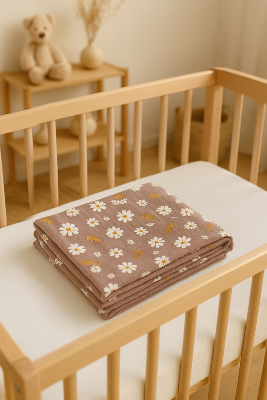 TUTO MUSELINA BAMBÚ  FLORES 60 x 60 CM - BE HAPPY BE GREEN