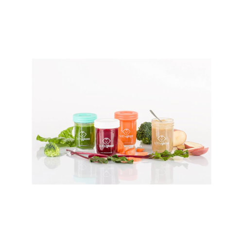 Contenedor De Vidrio Babyglasss 240 Ml 4 U