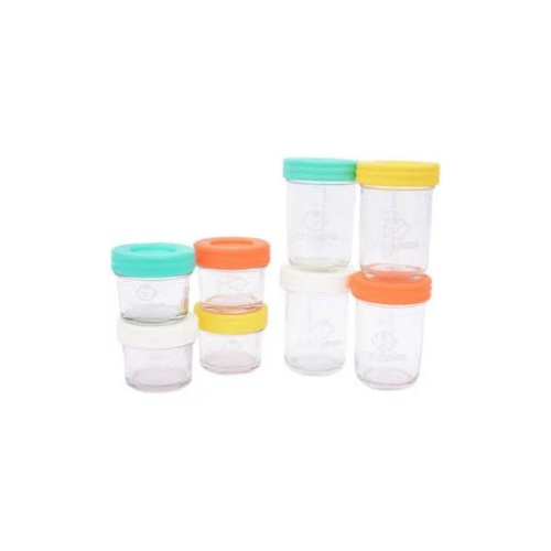 Contenedor de Vidrio Babyglass 4 U 120 Ml Y 4 U 240 Ml