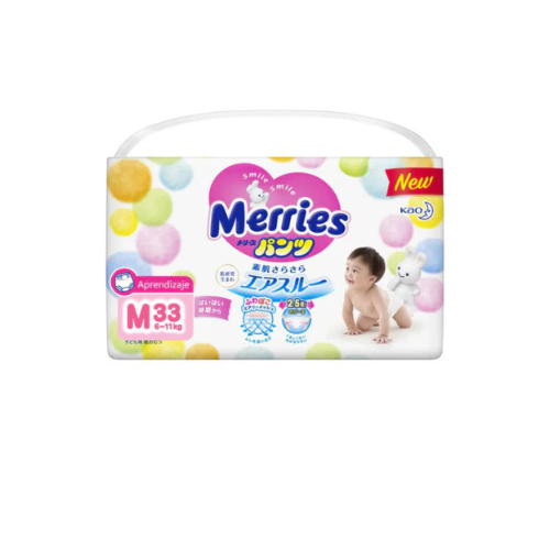 PAÑALES MERRIES PANTS APRENDIZAJE JUMBO