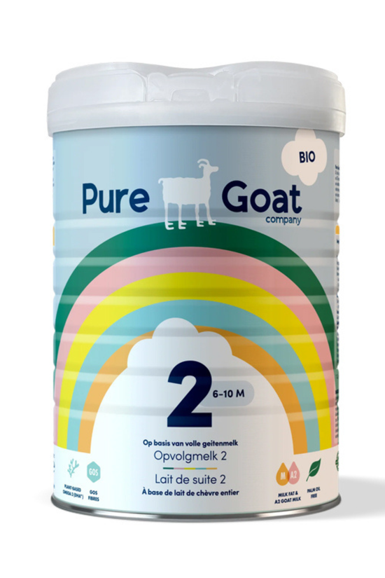 Fórmula Infantil Orgánica de Cabra Pure Goat etapa 2 Lata de 800 gr
