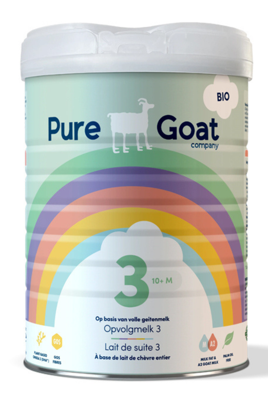 Fórmula Infantil Orgánica de Cabra Pure Goat etapa 3 Lata de 800 gr