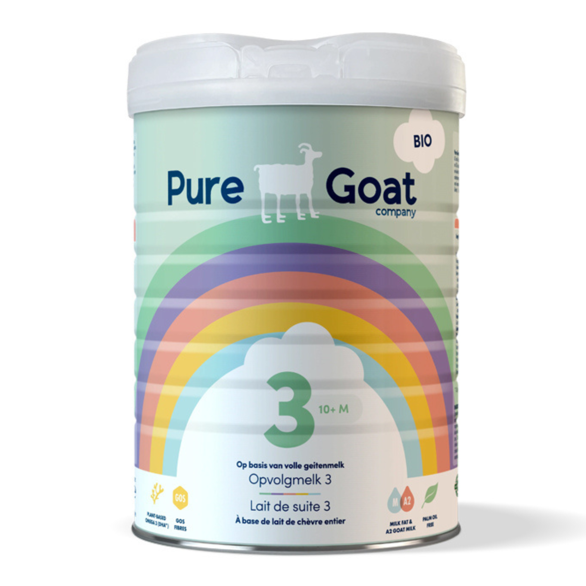 Fórmula Infantil Orgánica de Cabra Pure Goat etapa 3 Lata de 800 gr