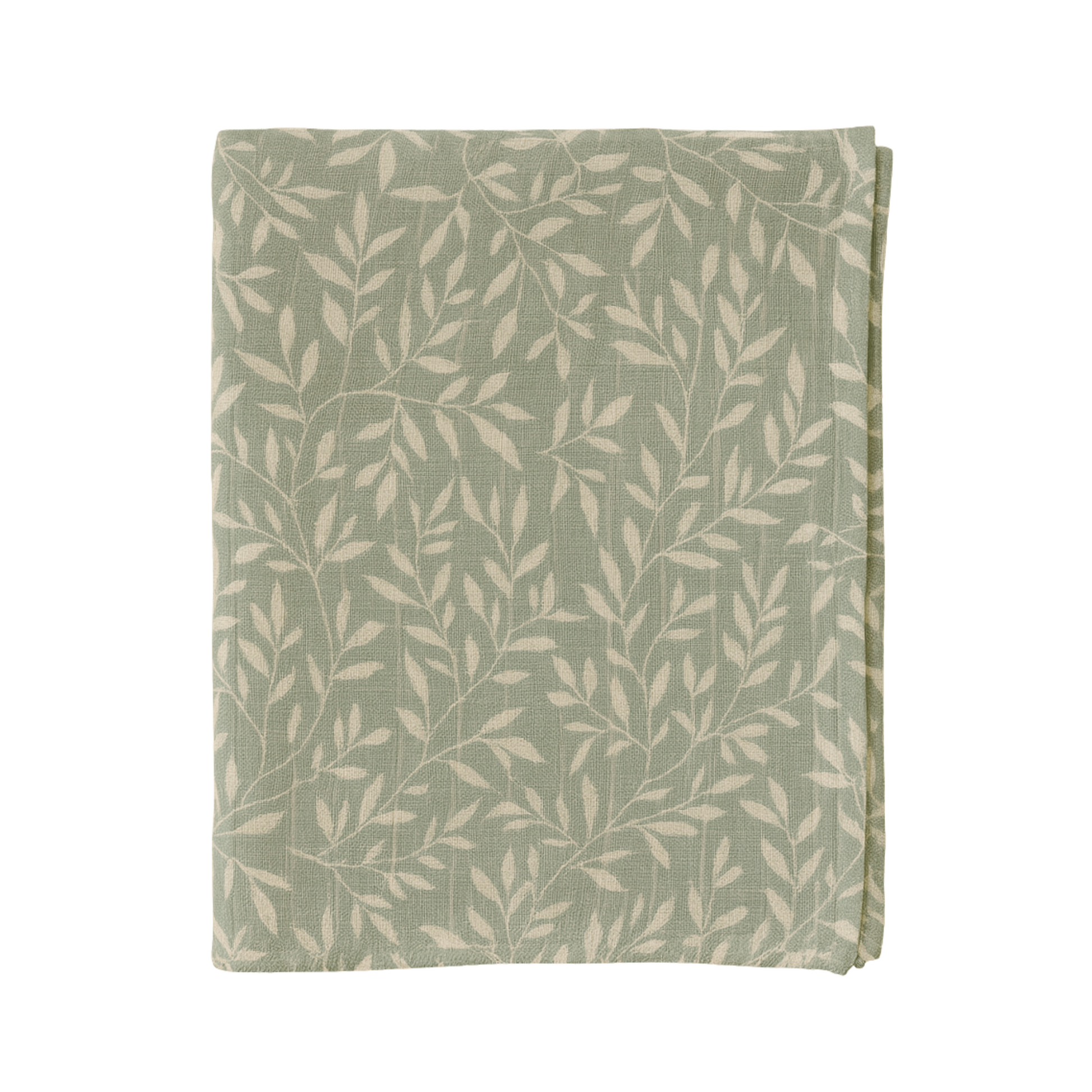 TUTO MUSELINA BAMBÚ FLORES BLANCAS 60 x 60 CM - BE HAPPY BE GREEN