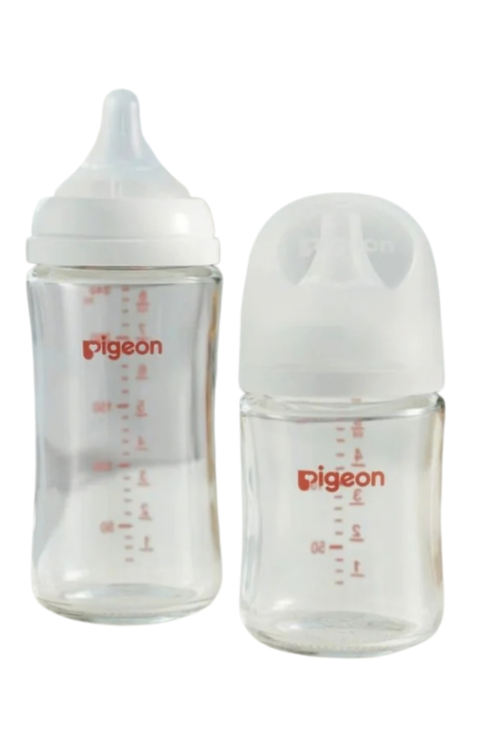 Mamadera de Vidrio Pigeon Soft Touch