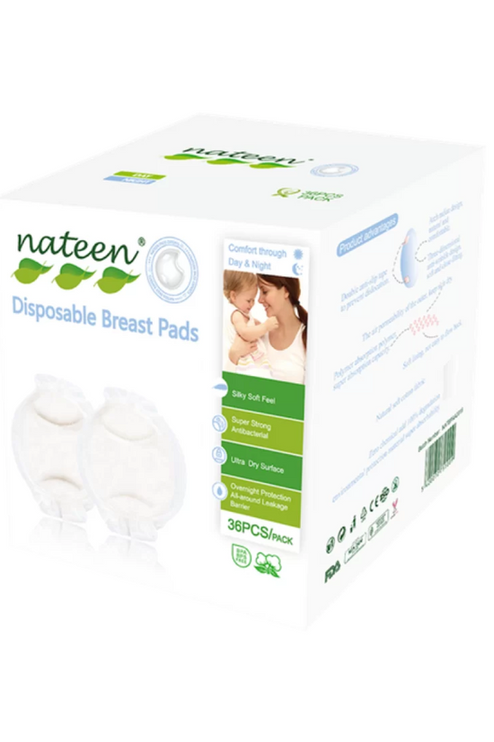 Absorbente De Leche Maternal Extra Suave Nateen 36 U
