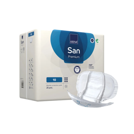 APÓSITO ANATÓMICO SAN 10 ABENA PREMIUM 25U