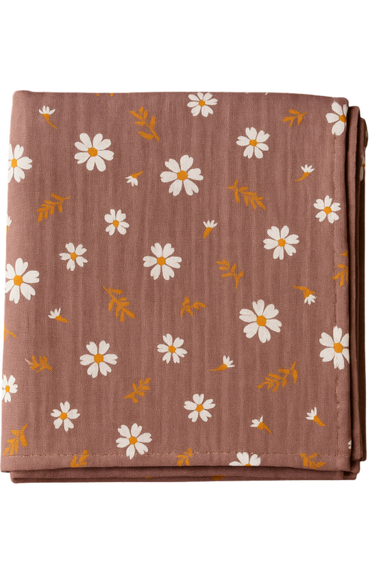 TUTO MUSELINA BAMBÚ  FLORES 60 x 60 CM - BE HAPPY BE GREEN