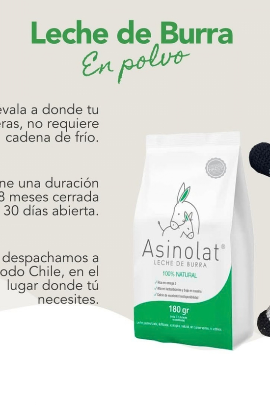 LECHE DE BURRA LIOFILIZADA - ASINOLAT
