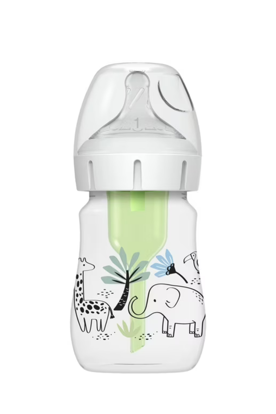 Mamadera Dr Brown's Cuello Ancho 150ml Options+ Elefante