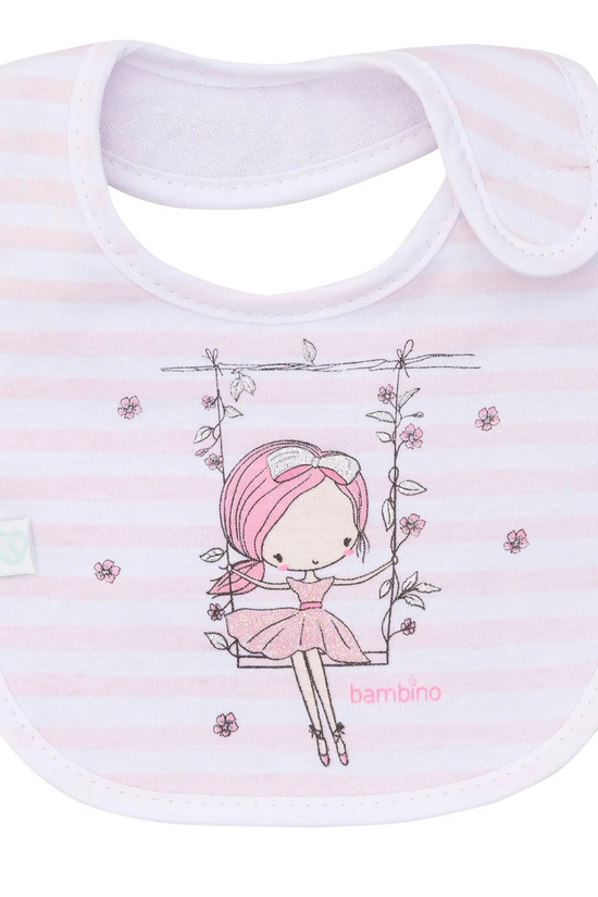 Babero de Toalla Bambino Blanco Princesa