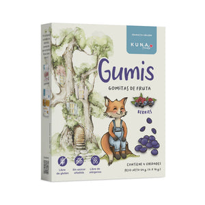 GOMITAS DE FRUTA GUMIS 64GR (4x16gr) KUNA FOODS