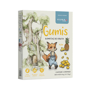 GOMITAS DE FRUTA GUMIS 64GR (4x16gr) KUNA FOODS