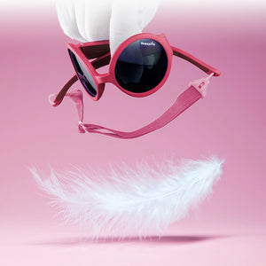 LENTES DE SOL PARA BEBÉS THE HIPPIE  6 A 24 MESES MAGENTA - MAUSITO